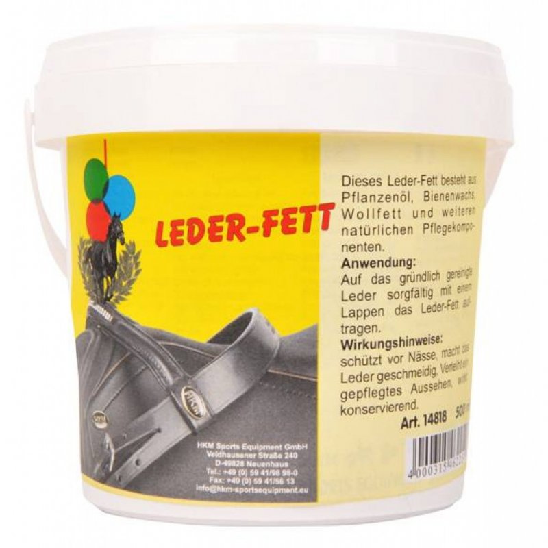 HKM Leder-Fett 500 ml Eimer
