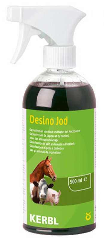 Kerbl Desinfektionsspray Desino Jod * 500 ml