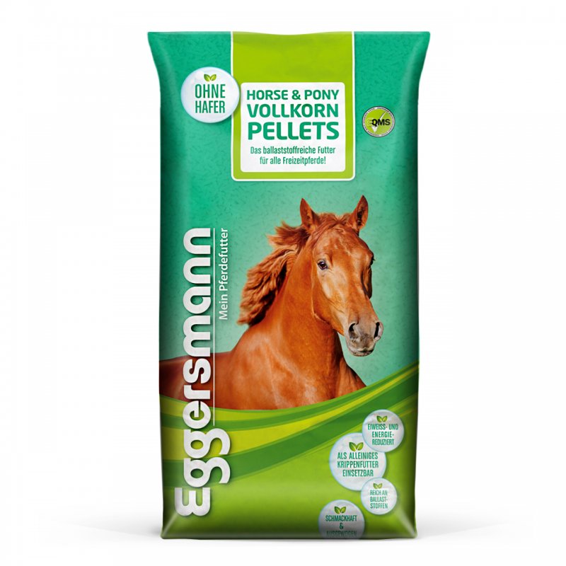 Eggersmann Pferdefutter Horse & Pony Vollkorn Pellets 6 mm 25 kg