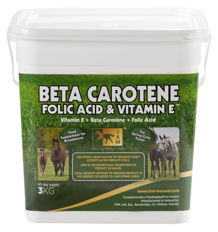 TRM Pferdefutterergänzung Beta Carotene, Folic Acid & Vitamin E 3kg