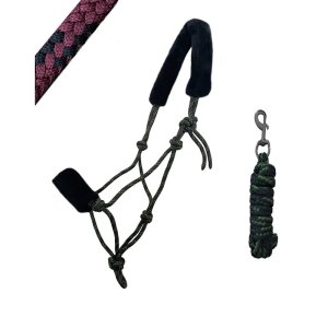 German Riding Knotenhalfter mit Fleece