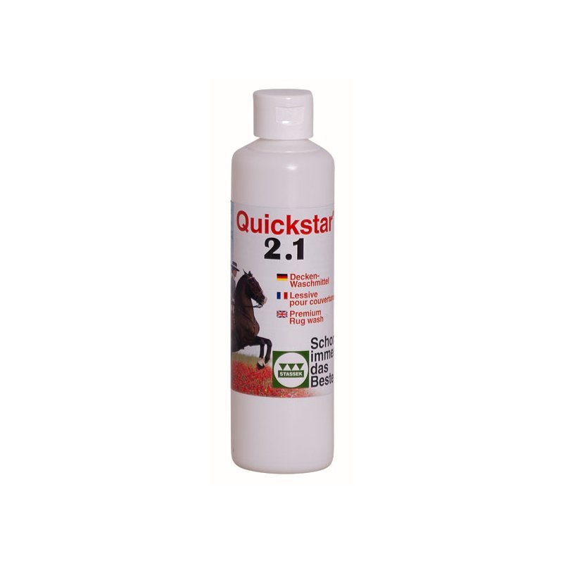 Stassek QUICKSTAR 2.1 Premium-Waschmittel für Pferdedecken, 250 ml