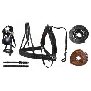 German Riding Zweispännergeschirr Basic Plus Mini-Shetty