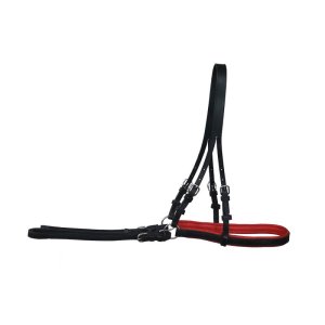German Riding Hintergeschirr Basic Colour Shetty schwarz-rot
