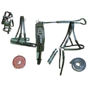 German Riding Einspännergeschirr Basic Plus Colour Mini-Shetty