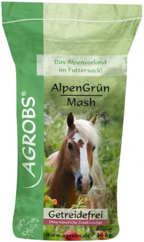Agrobs Pferdefutter Alpengrün Mash 15 kg
