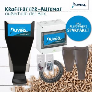 NUVEQ feedSMART Komplett-Set, außerhalb der Box